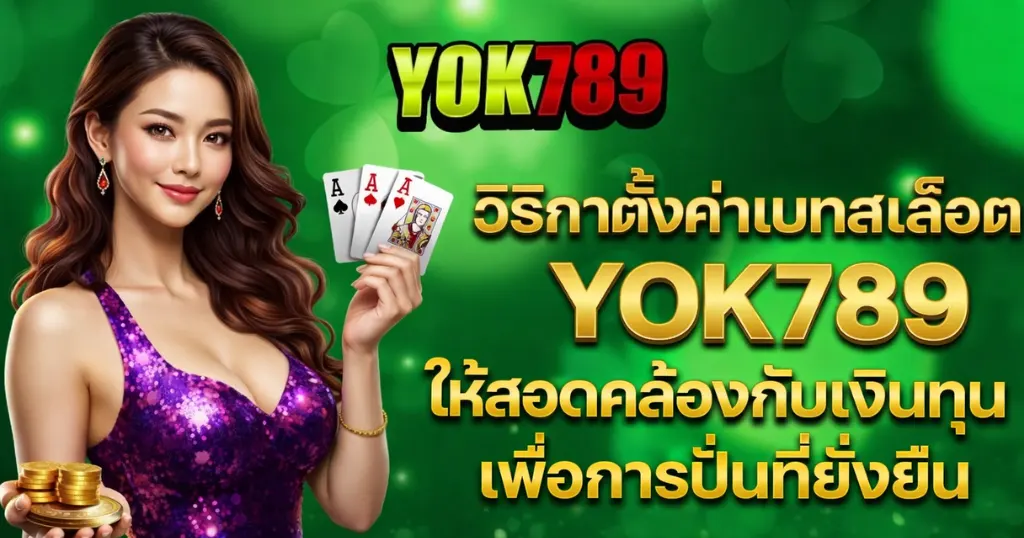 วิธีการตั้งค่าเบทสล็อตใน YOK789 ให้สอดคล้องกับเงินทุนเพื่อการปั่นที่ยั่งยืน